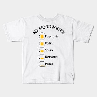My Mood Meter (Beer Drinker / V2 / POS) Kids T-Shirt